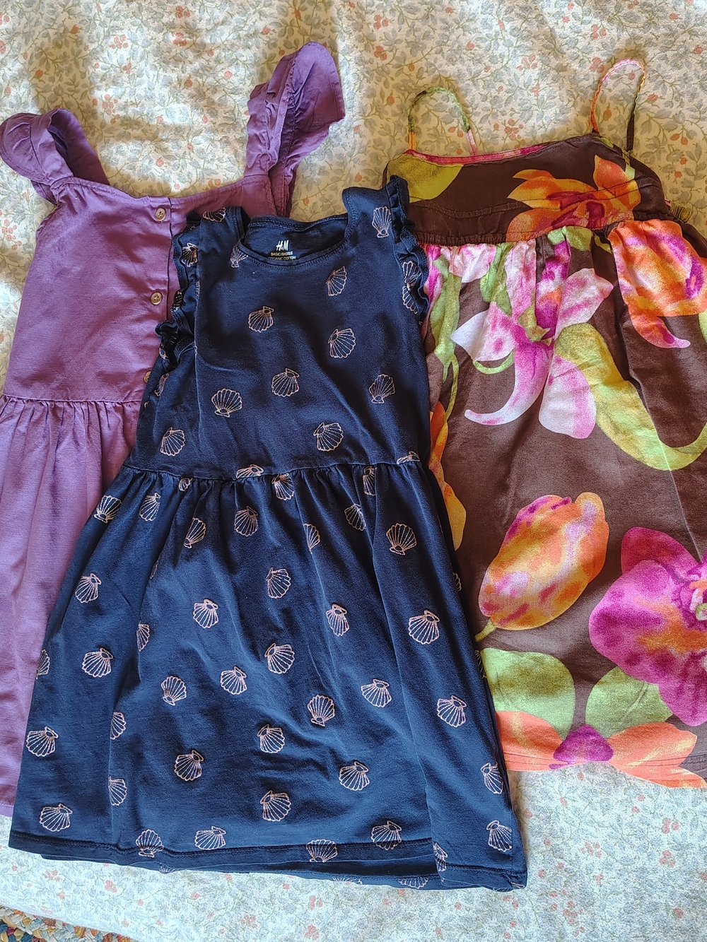 Girls Summer Dress Bundle Sz 6-7 - H&M & VTG 2010 Gap Kids Lot